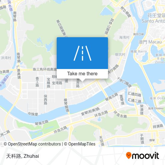 天科路 map