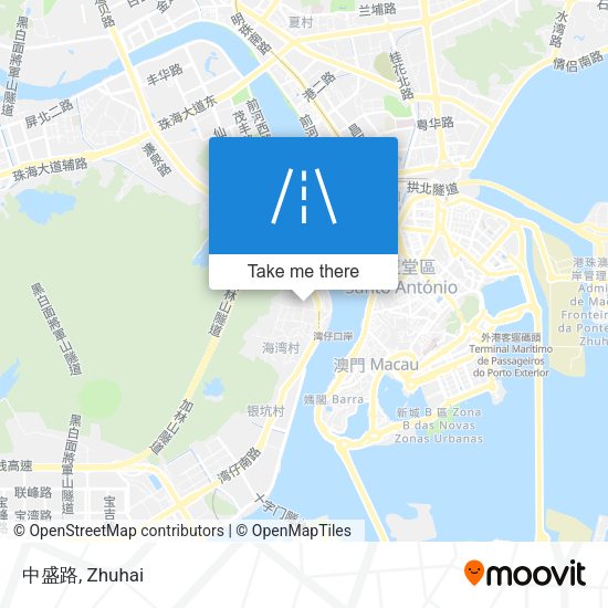 中盛路 map