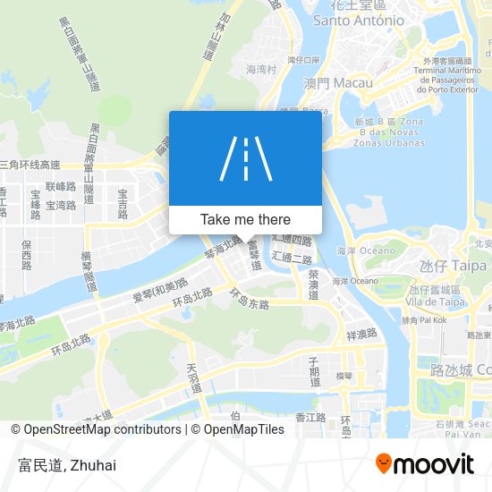 富民道 map