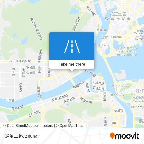 通航二路 map