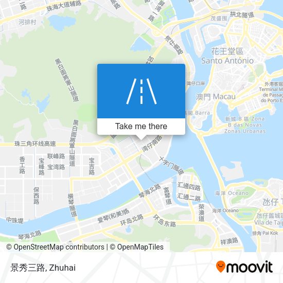 景秀三路 map