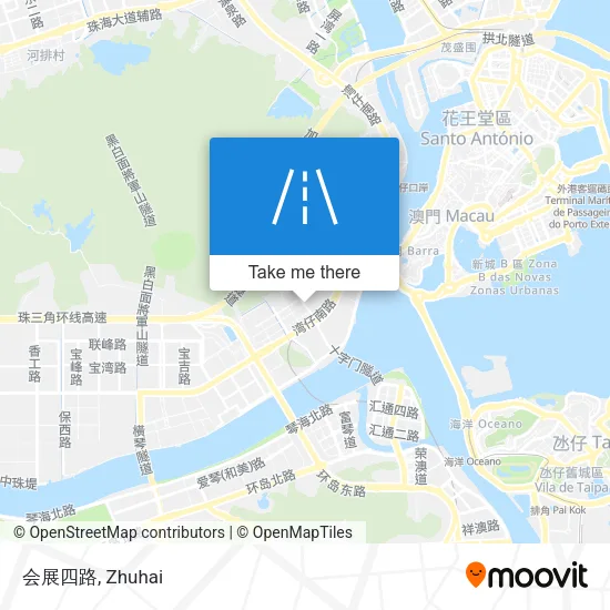 会展四路 map