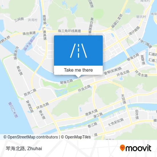 琴海北路 map