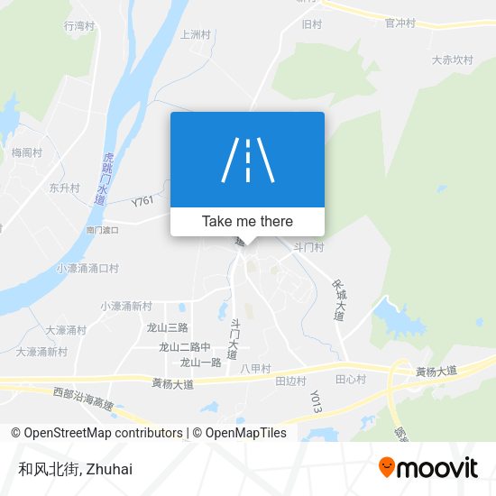 和风北街 map