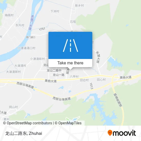 龙山二路东 map