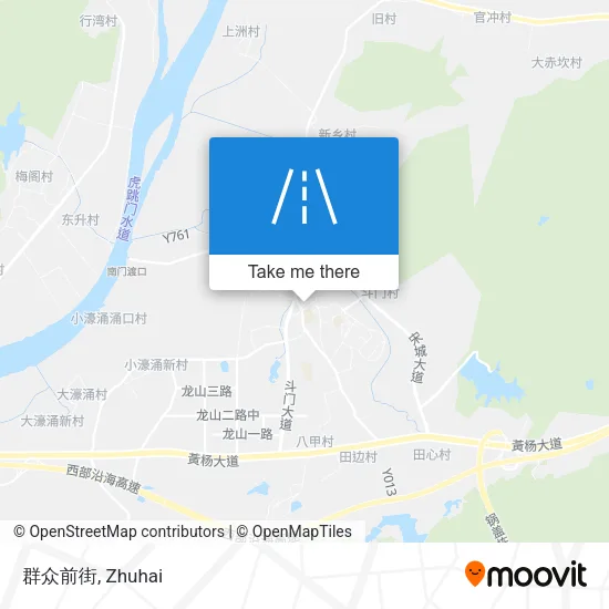群众前街 map