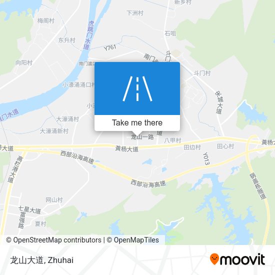 龙山大道 map
