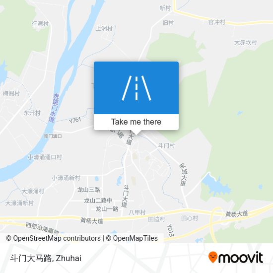 斗门大马路 map