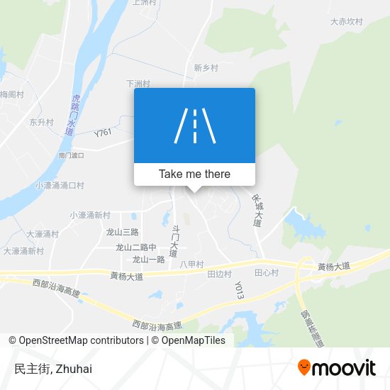 民主街 map