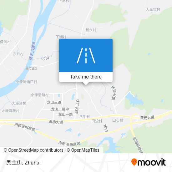 民主街 map