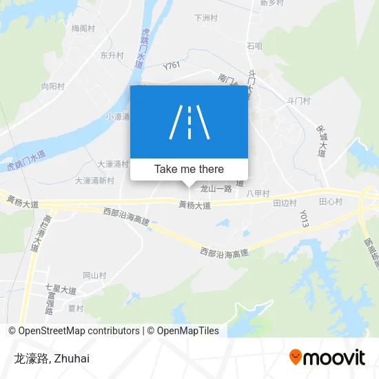 龙濠路 map