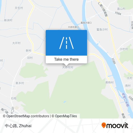 中心路 map