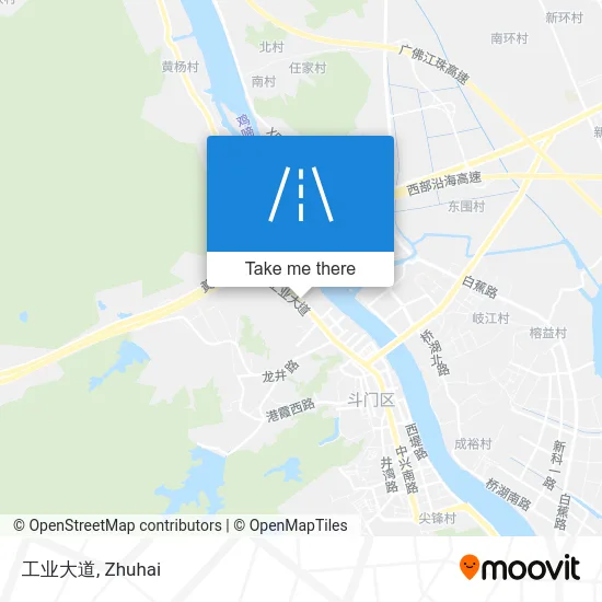 工业大道 map