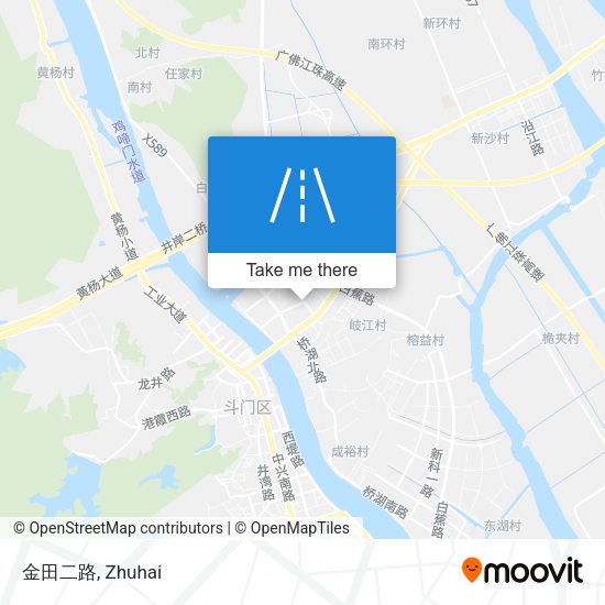 金田二路 map