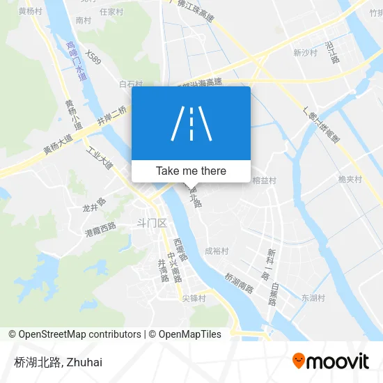 桥湖北路 map