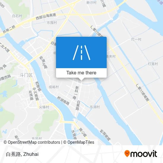 白蕉路 map