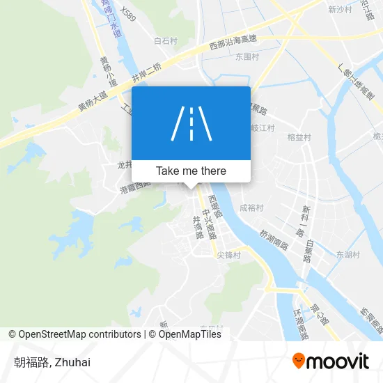 朝福路 map