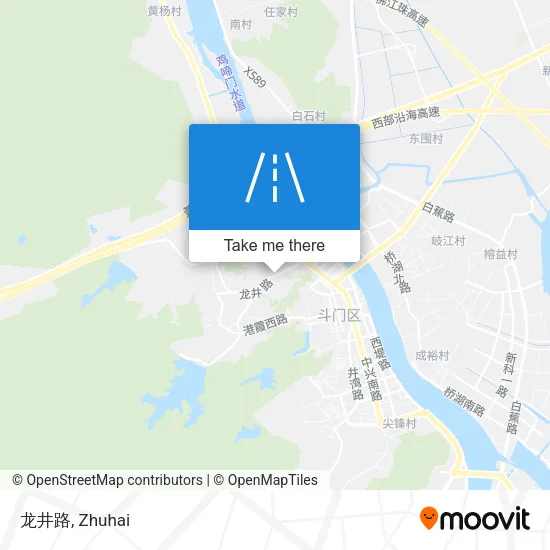 龙井路 map