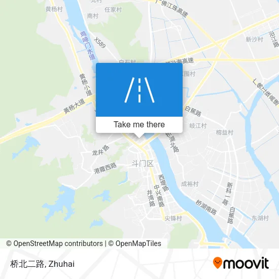 桥北二路 map