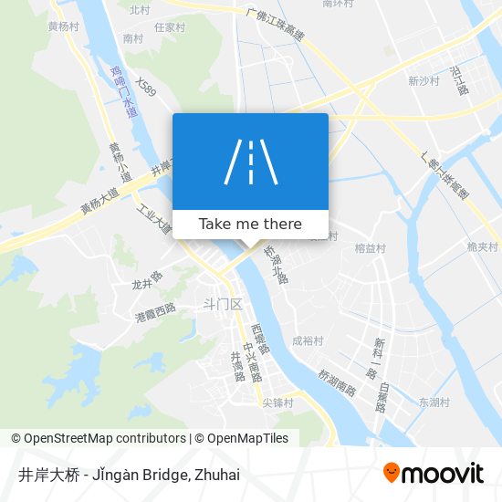 井岸大桥 - Jǐngàn Bridge map