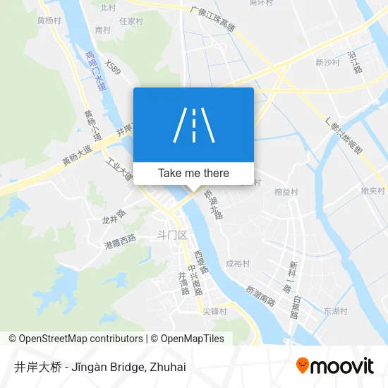 井岸大桥 - Jǐngàn Bridge map