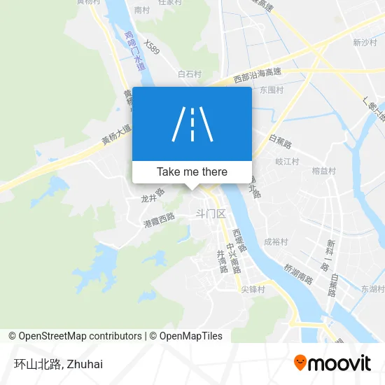 环山北路 map