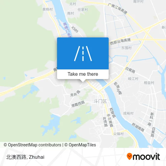 北澳西路 map