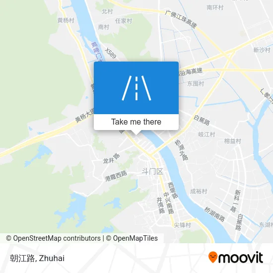 朝江路 map