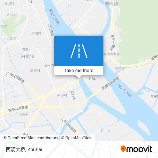 西沥大桥 map