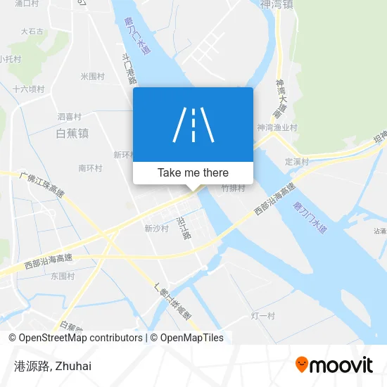 港源路 map