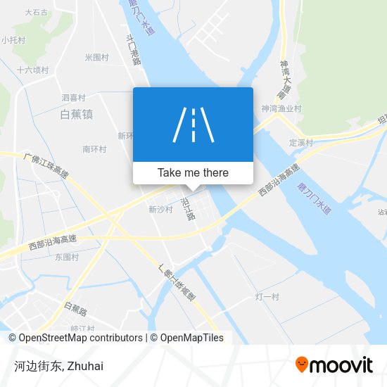 河边街东 map