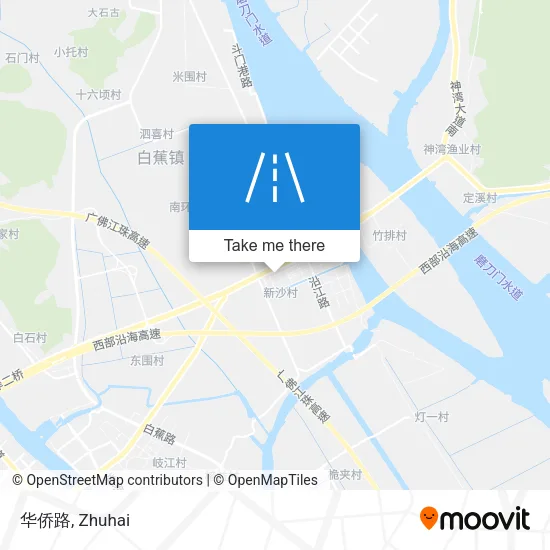 华侨路 map