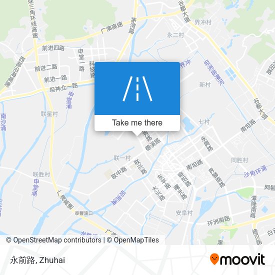 永前路 map