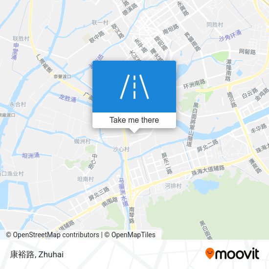 康裕路 map