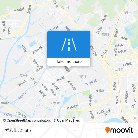 祥和街 map