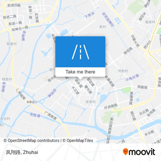 凤翔路 map