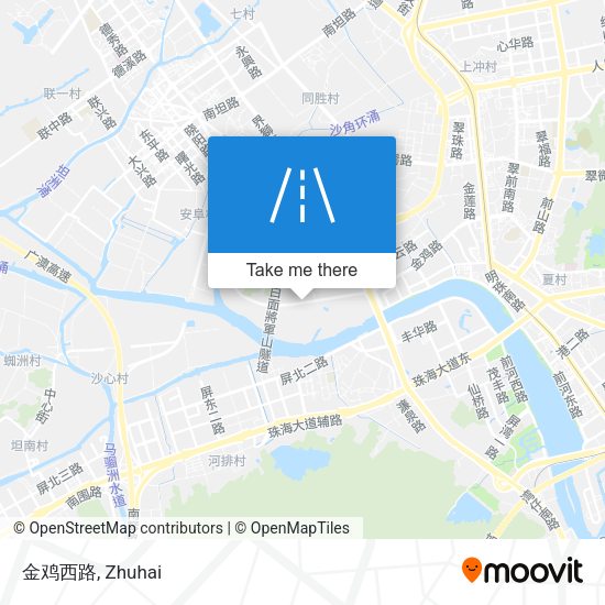 金鸡西路 map