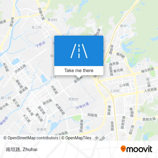 南坦路 map