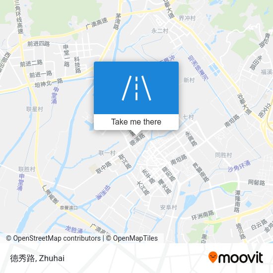 德秀路 map