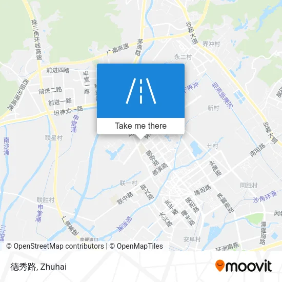 德秀路 map