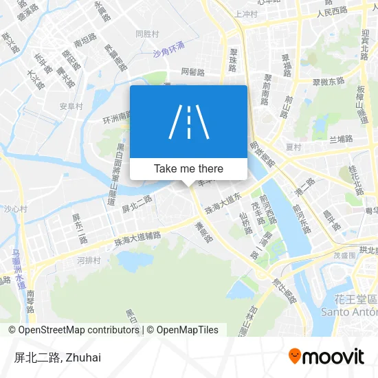 屏北二路 map