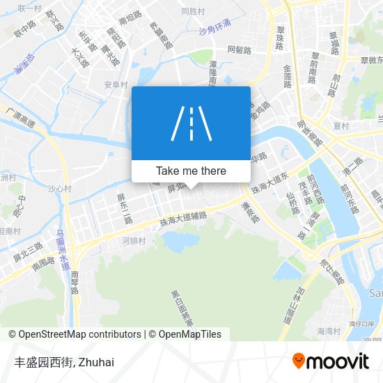 丰盛园西街 map