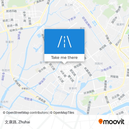 文康路 map