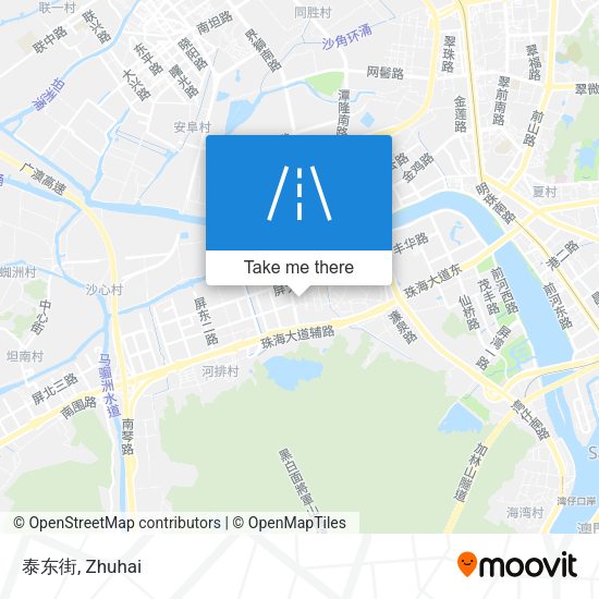 泰东街 map