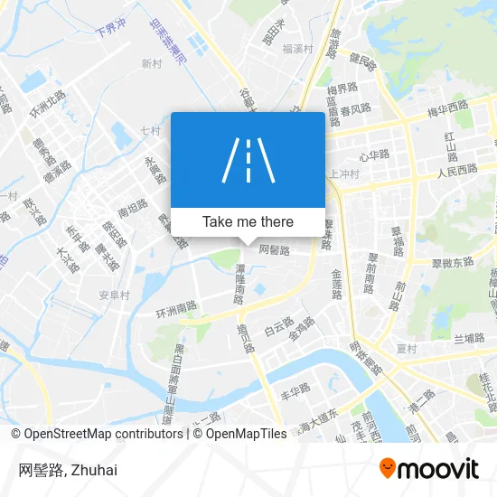 网髻路 map