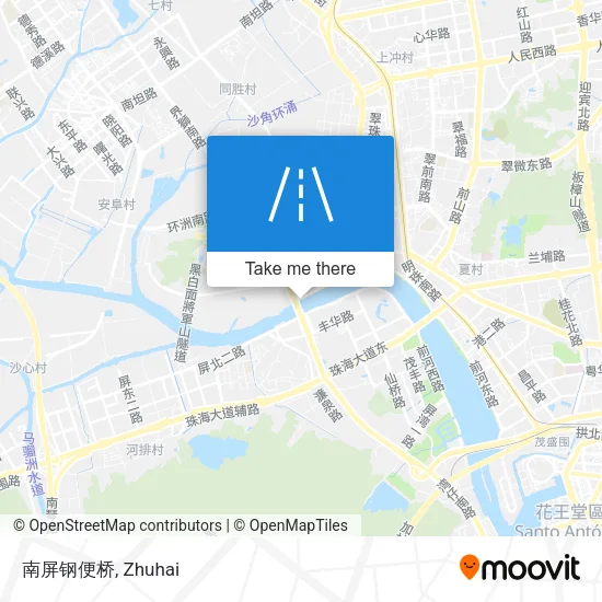 南屏钢便桥 map
