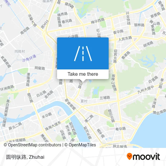 圆明纵路 map