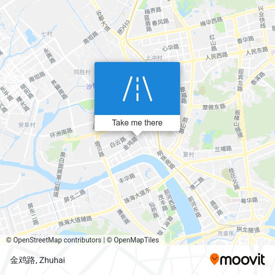 金鸡路 map