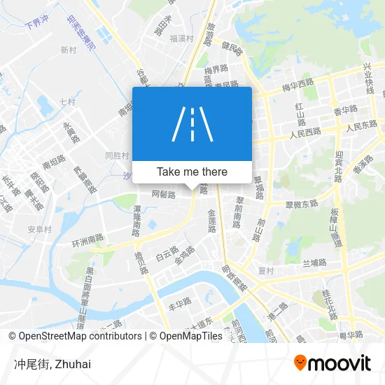 冲尾街 map
