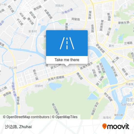沙边路 map